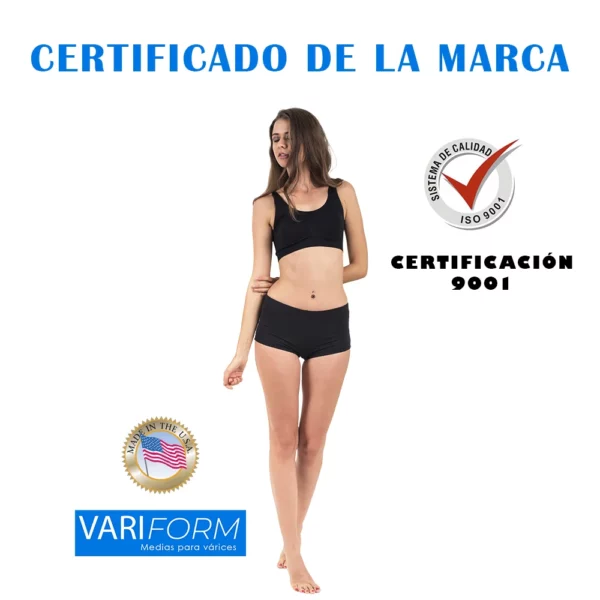 Medias de compresión para varices hasta el muslo: 15-20 mmHg, punta cerrada VARIFORM - Imagen 5