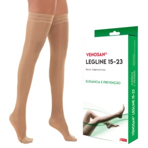 Medias de compresión para varices hasta el muslo: 15-23 mmHg, punta cerrada VENOSAN