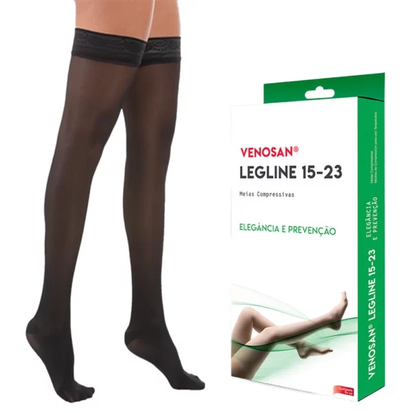 Medias de compresión para varices hasta el muslo: 15-23 mmHg, punta cerrada VENOSAN - Imagen 8
