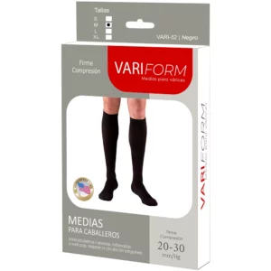 Medias de Compresión Hasta la Rodilla VARIFORM, 20-30 mmHg, Punta Cerrada, Hombre